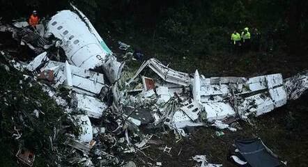 Avião caiu no dia 29/11/2016 perto de Medellín