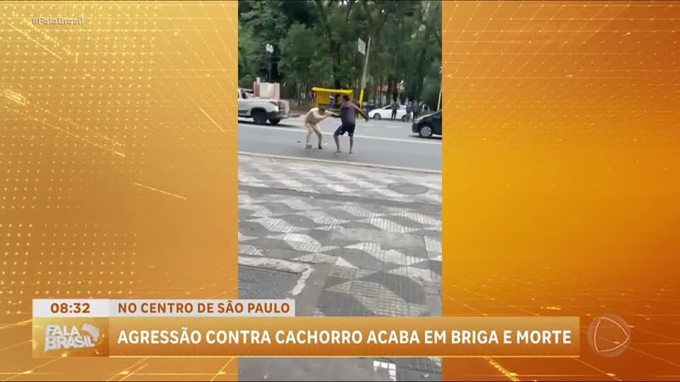 Homem é esfaqueado e morto no centro de SP após ameaçar matar cães