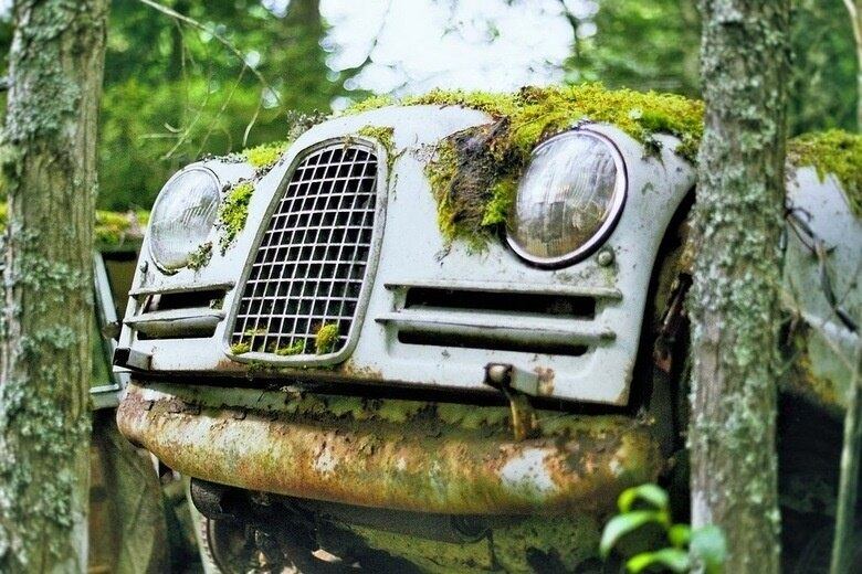 Os carros foram abandonados e escondidos pelo Exército dos Estados Unidos, quando os conflitos chegaram ao fim. O envio dos carros á America era muito caro e os soldados esconderam no topo de uma colina, no meio de uma floresta onde alguns deles estão lá até hoje 