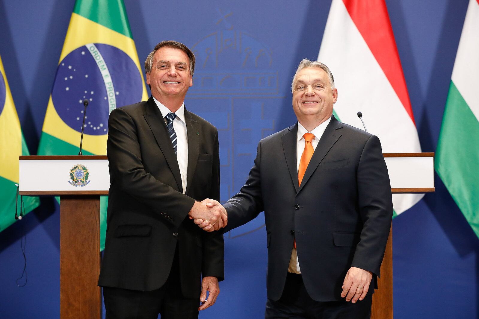 Jair Bolsonaro e Viktor Orbán