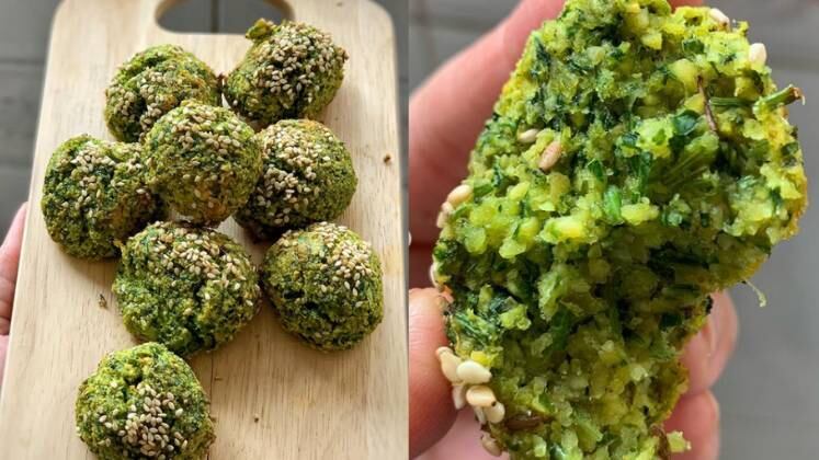 Só receita fitness! Ailin publicou seus bolinhos de grão de bico e deixou muitos internautas com água na boca!

Falafel da Ailin
- Grão de bico orgânico demolhado por 24 horas;
- Tira as peles, uma a uma, no melhor estilo meditação ativa: faz toda a diferença na textura dos bolinhos, que ganham cremosidade;
- Toneladas de salsinha e coentro, cebola, temperos (não dispensar a pitada de canela e as sementes de cominho), gergelim e coloca tudo no processador;
- Depois, faça as “bolinhas” e coloque na airfryer;
