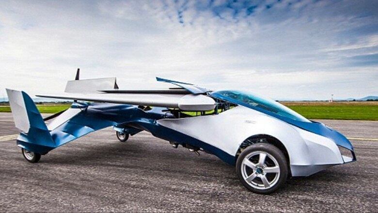 O peso do carro-voador impressiona. Apenas 450 quilos