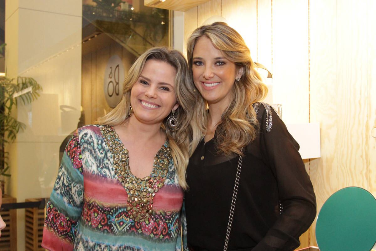 Maria Cândida e Ticiane Pinheiro colocaram o papo em dia