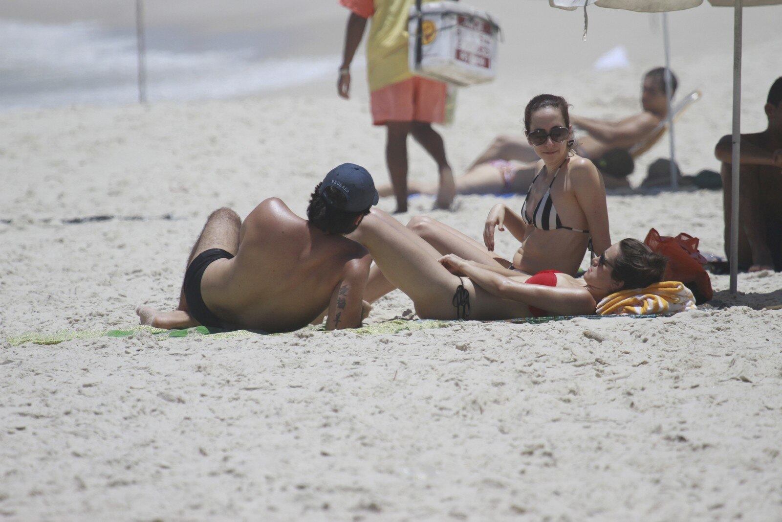 O passeio serviu também para reforçar o bronzeado