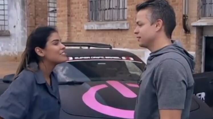 No Power Couple Brasil 3, Munik Nunes e Anderson Felício saltaram de alegria pela conquista. Ele apostou R$ 28 mil na companheira e não se arrependeu, pois Munik mandou bem na prova