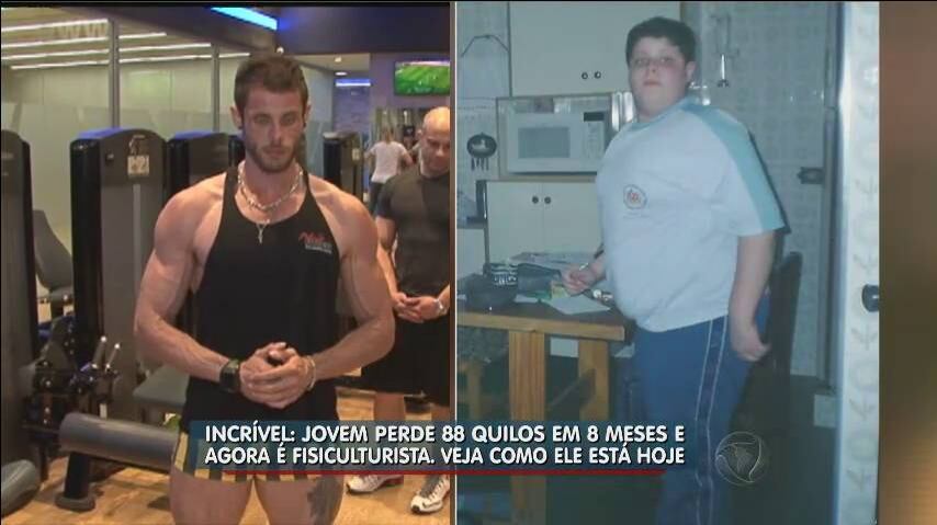 É até difícil acreditar, mas esse é Marcelo atualmente. O garoto obeso deu lugar a um jovem musculoso, que disputa competições de fisiculturismo

> Veja toda a programação da Record no R7 Play
