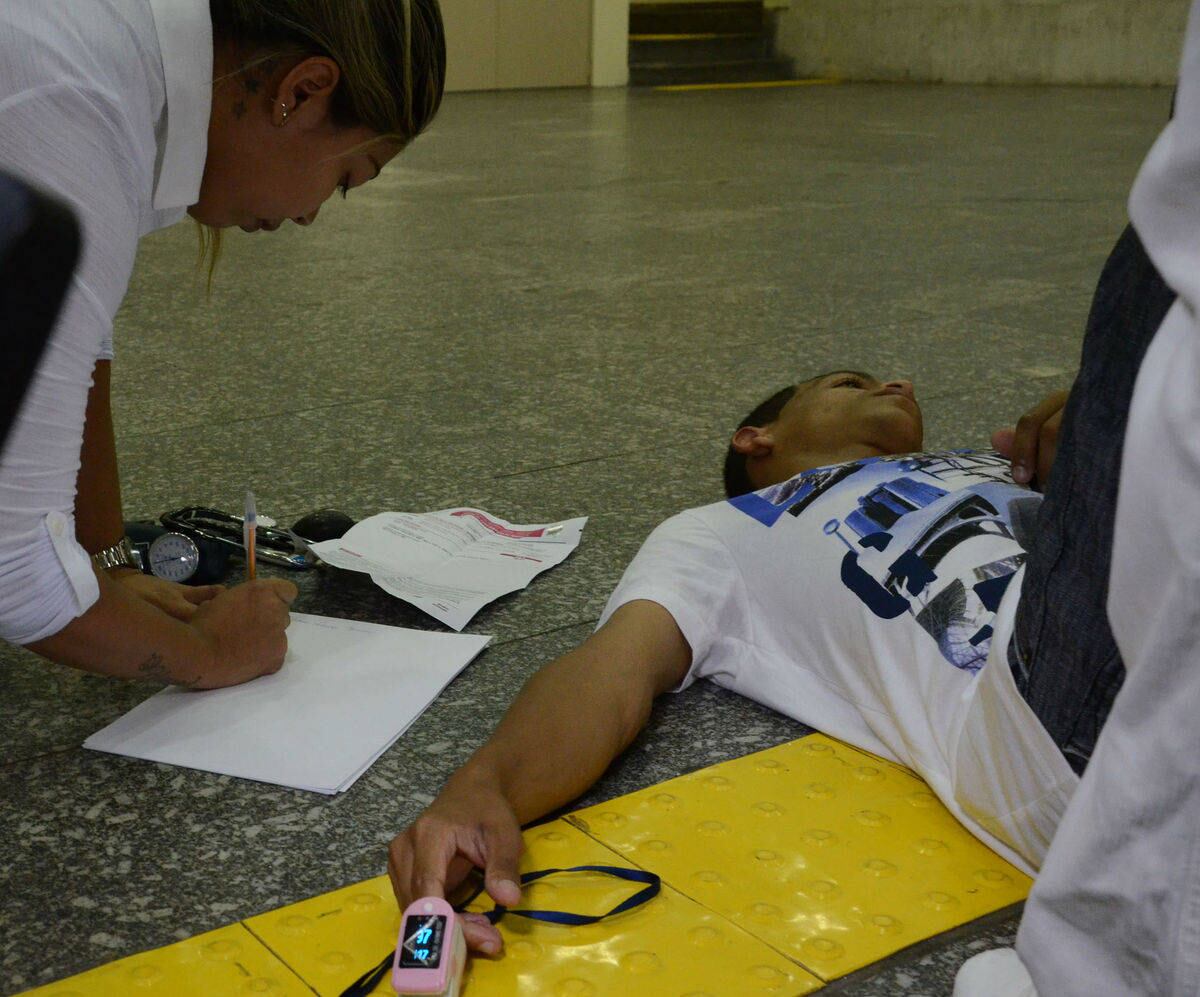 Na capital paulista, um candidato desmaiou após perder a prova por ter chegado atrasado no local de aplicação