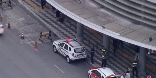 Aeroporto de Congonhas, onde homem foi detido nesta terça