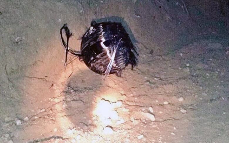 O segundo objeto caiu quatro dias antes, em uma área de terra batida... 