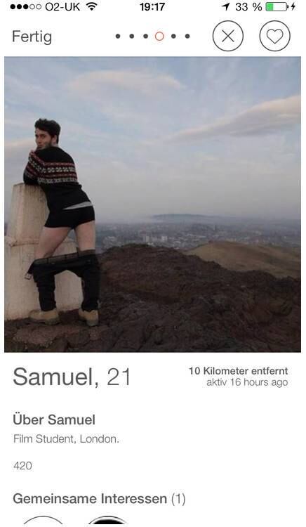 Nossa... Nada tímido esse rapaz, hein?