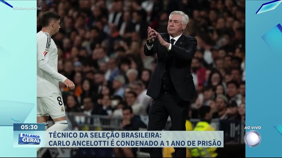 Técnico da Seleção Brasileira, Carlo Ancelotti é condenado por fraude fiscal