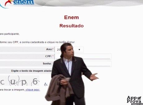 Em um dos memes, um internauta fica "procurando" a sua nota. Ansioso, não?