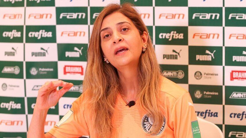 Leila Pereira terá primeira decisão pelo Palmeiras neste sábado (12)