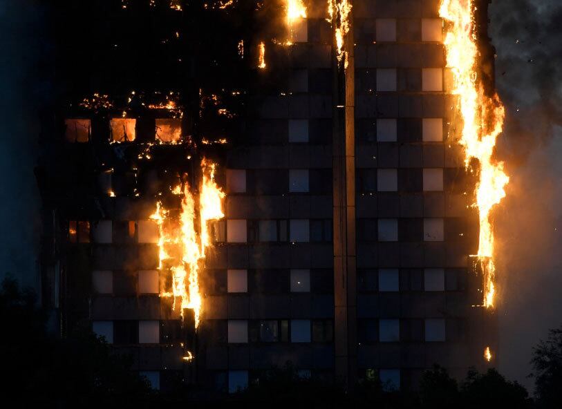 Fogo começou no segundo andar e rapidamente se alastrou até atingir o 24º andar do prédio