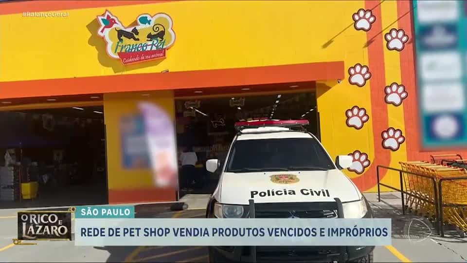 Polícia fecha lojas de pet shop por venda de produtos vencidos em São Paulo
