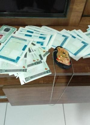 Polícia Federal apreendeu documentos

