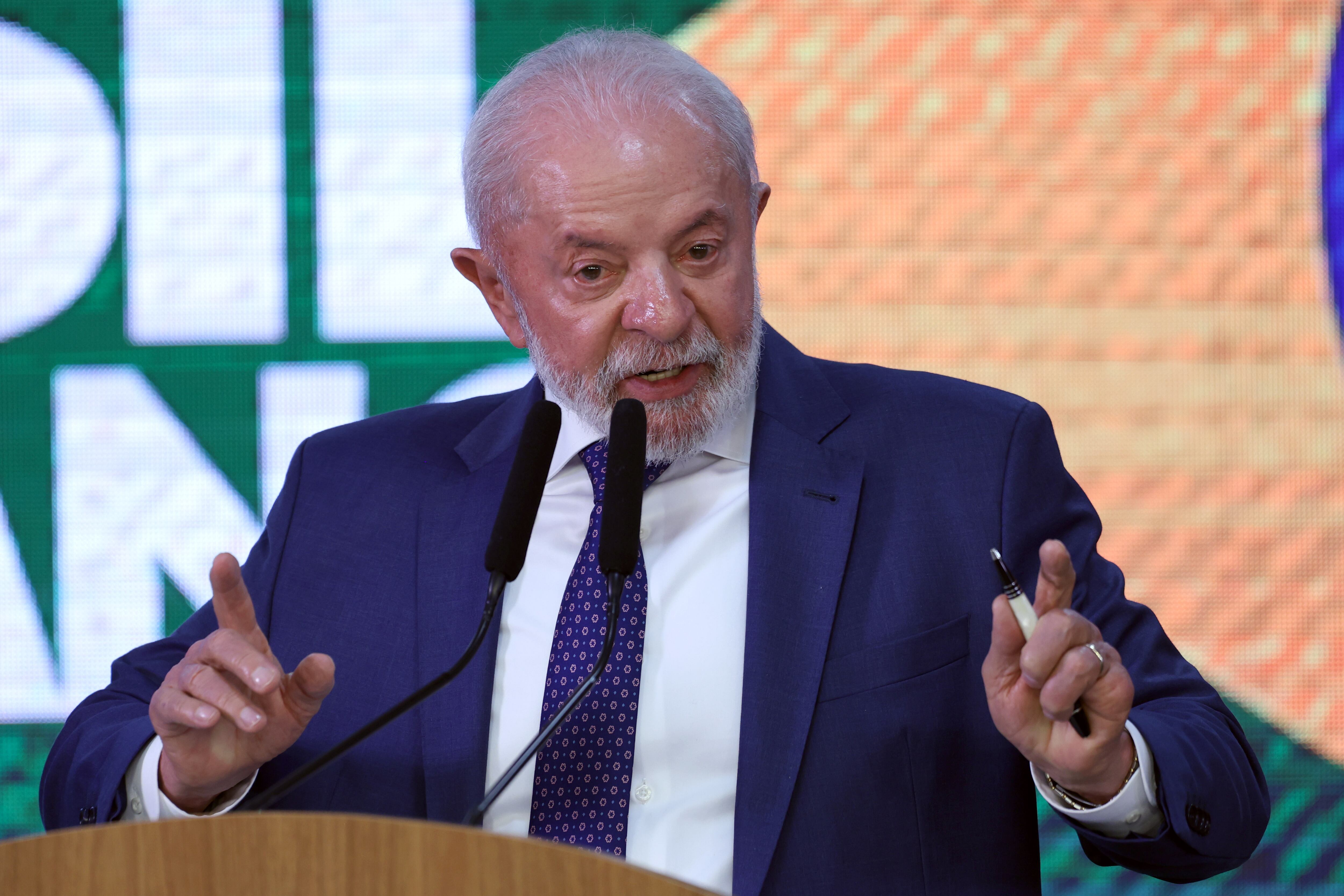 Brasília (DF) 13/08/2025 - O presidente da República, Luiz Inácio Lula da Silva, fala durante assinatura da medida provisória (MP) Brasil Soberano., no Palácio do Planalto Foto: CanalGov/Reprodução