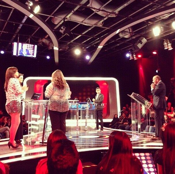 O reencontro serviu para a gravação de um game show na RedeTV!
