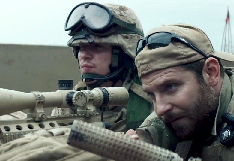 Cena do filme sniper americano