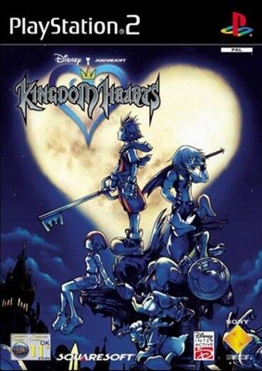 Kingdom
Hearts saiu em 2002 e coloca Pateta e Pato Donald em ação ao lado de
personagens da Square Enix. Apesar de toda a fama dos bichos da Disney, a capa
aqui mostra todo mundo igual. E dá uma sensação de mistério também, despertando
a vontade no jogador de ver que é esse negócio aí