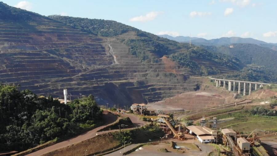 Talude norte da Mina Gongo Soco corre risco de desabar