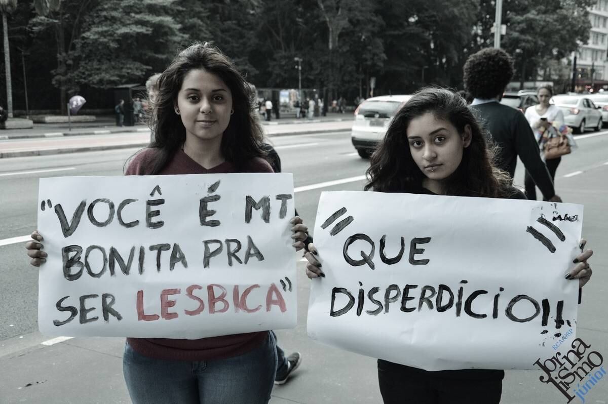 "Você é muito bonita para ser lésbica" e "Que desperdício"