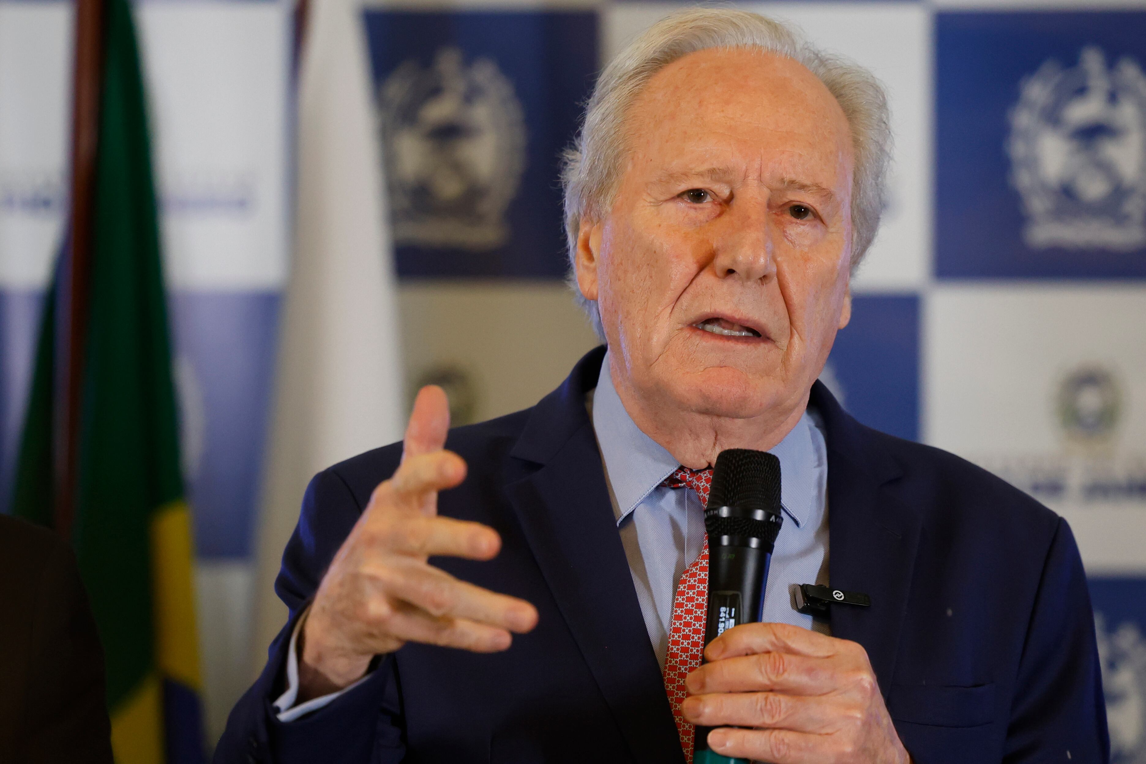 Rio de Janeiro (RJ), 29/10/2025 - Ministro da Justiça, Ricardo Lewandowski, durante entrevista coletiva para falar sobre ação policial da Operação Contenção, contra o Comando Vermelho. Foto: Fernando Frazão/Agência Brasil