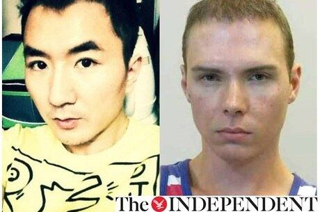 Jun Lin (à esq.) foi assassinado por Luka Magnotta (à dir.)