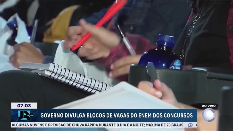 Governo divulga blocos de vagas do ‘Enem dos Concursos’