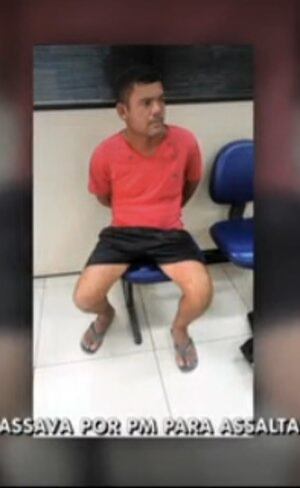 Márcio Carvalho foi encontrado pela polícia após roubar celular com rastreador