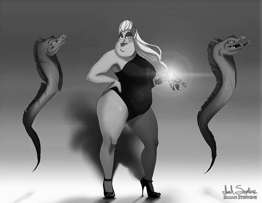 Úrsula, de A Pequena Sereia, como Beyoncé em Single Ladies
Abre o olho, Bey! Você não vai querer que a bruxa Úrsula roube sua voz angelical!