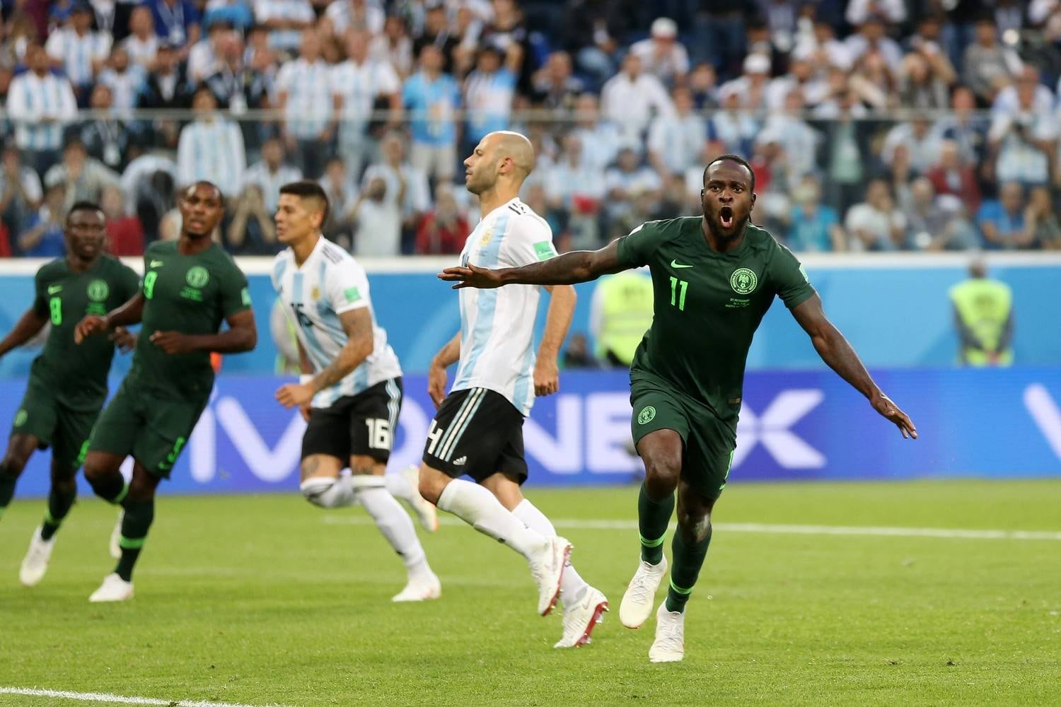Moses jogou na Copa da Rússia neste ano