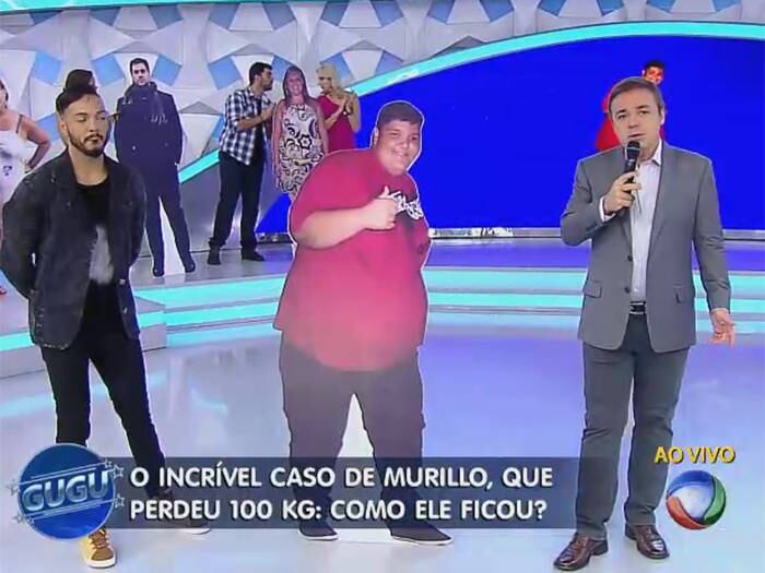 Clique aqui e veja dicas de dietas de ex-gordinhos no palco do Gugu