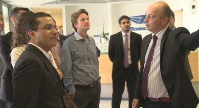 Ministro Marcos Pereira em visita a Israel