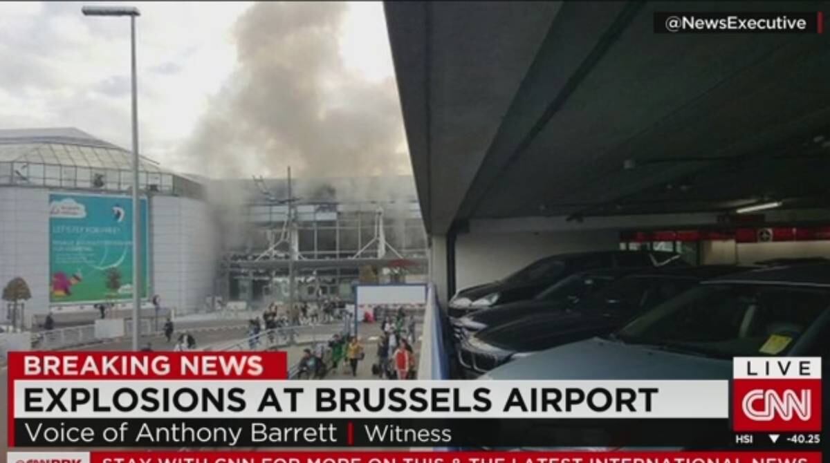 "Por causa dos terríveis incidentes em Bruxelas, aumentamos a nossa presença de segurança e as patrulhas em torno do aeroporto", disse um porta-voz da administração