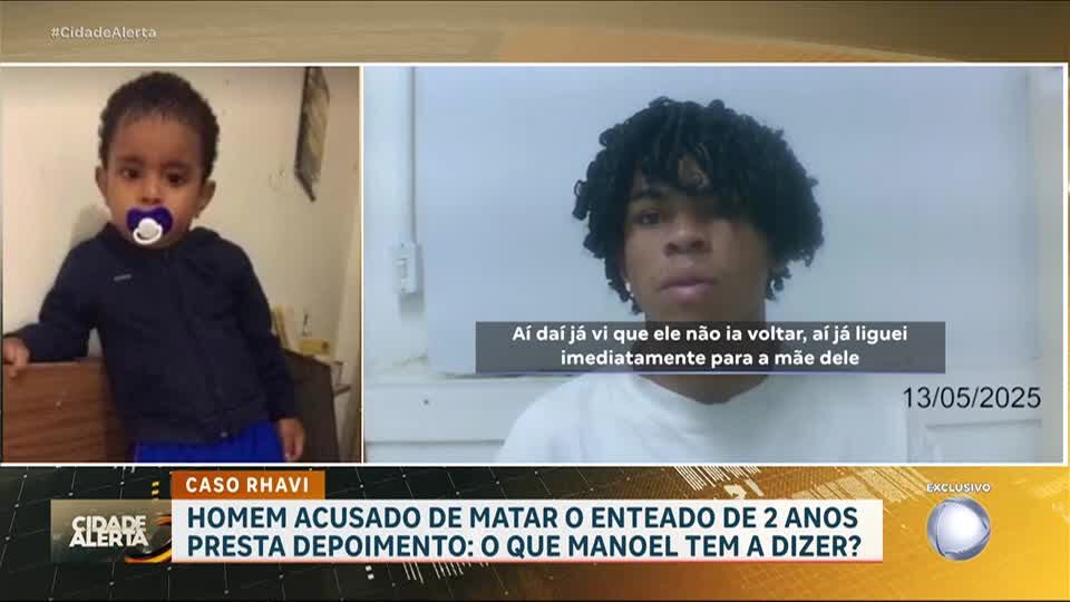 Caso Rhavi: padrasto de menino de 2 anos encontrado morto é preso preventivamente após laudos do IML