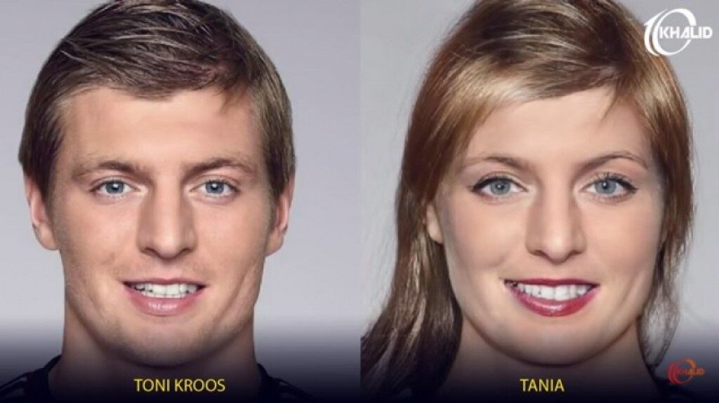 Versão feminina: Toni Kroos (Reprodução)