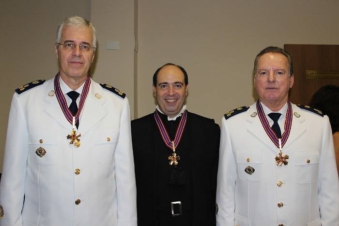 Fernando Pereira, Vice-Presidente; Paulo Adib Casseb, Presidente e Clovis Santinon, Corregedor Geral