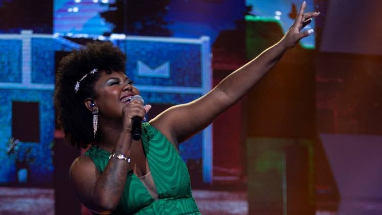 A cantora Nethynha Bardo foi a encarregada de abrir a grande final do Canta Comigo 3. Para a missão, a sergipana interpretou Disparada, sucesso de Jair Rodrigues