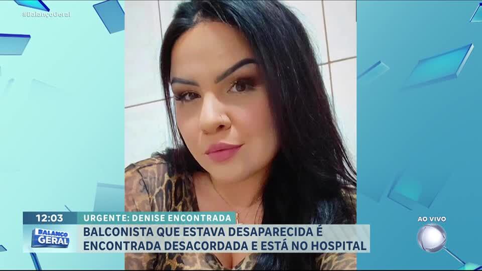 Balconista desaparecida é encontrada desacordada no Rio de Janeiro