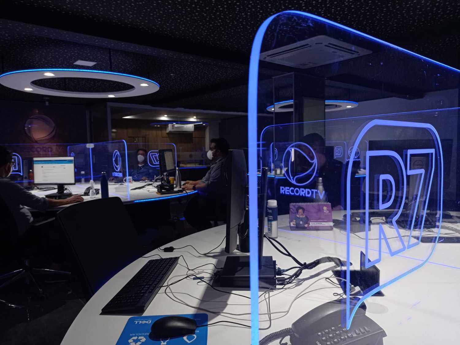 Redação integra as equipes locais e nacionais do Portal R7 e da Record TV