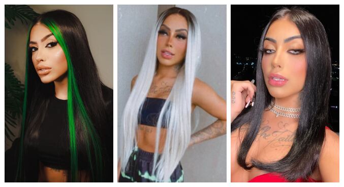 MC Mirella adora radicalizar o visual. Só neste ano, foram mais de cinco mudanças no cabelo, com direito a fios coloridos e até peruca. Rainha das transformações, a funkeira, que ficou solteira recentemente, agora adotou mechas verdes na frente do cabelo. Confira as mudanças mais marcantes de Mirella