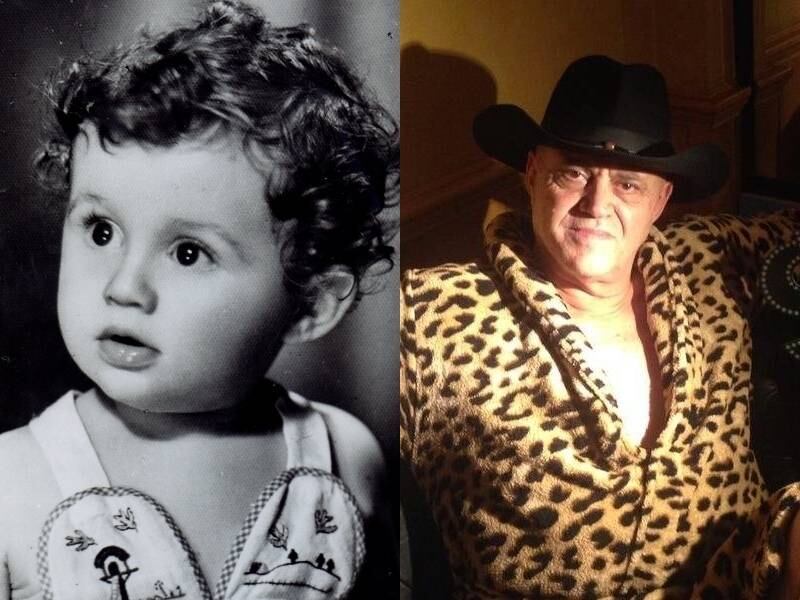 Acredite, a criança fofa na foto é Oscar Maroni