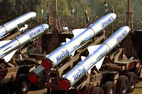 O míssil disparado hoje é do modelo BrahMos