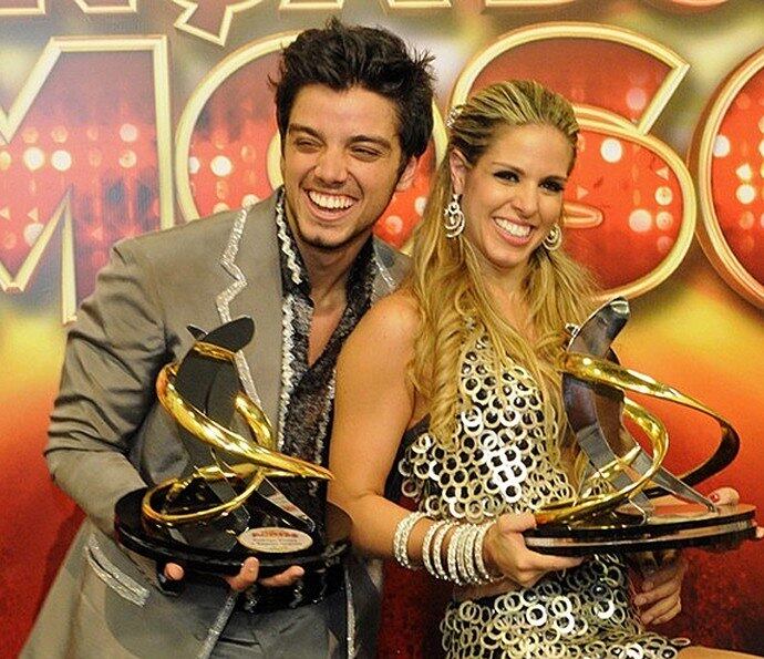 Raquel já venceu duas vezes a "Dança dos Famosos", uma delas com Rodrigo Simas