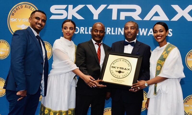Mais uma vez a Ethiopian Airlines foi eleita a principal companhia aérea da África na SKYTRAX