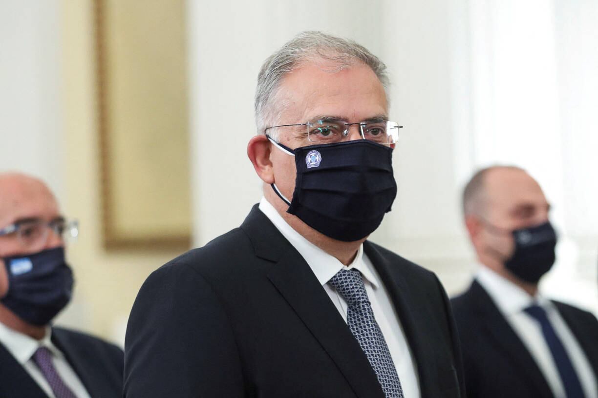 Ministro da Proteção Civil, Takis Theodorikakos, em imagem de arquivo