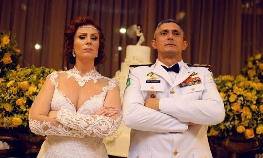 Zambelli e o marido, Antônio Aginaldo de Oliveira