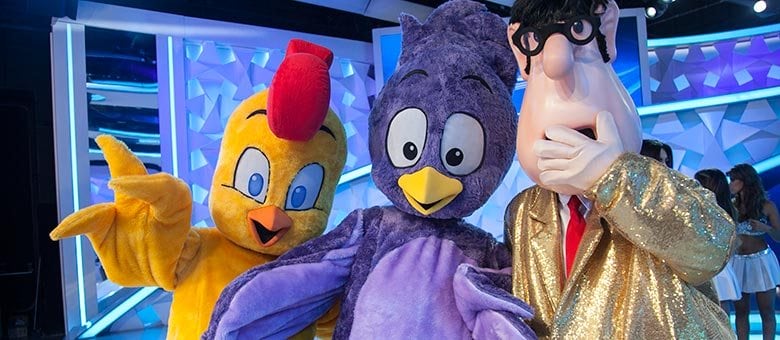 Pintinho Amarelinho, Galinha Azul e Bugalú dançam muito