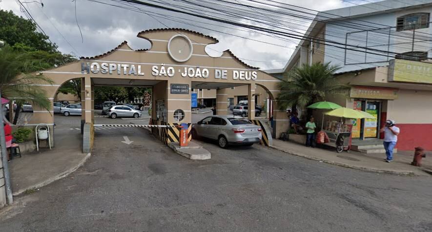 Bebê foi levada para Hospital São João de Deus